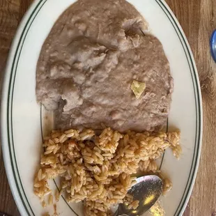 Beans and rice are excellent