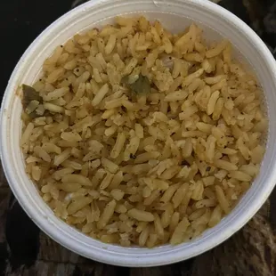 Dried out rice