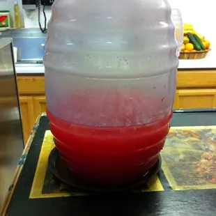 Agua de Fresa (strawberry water)