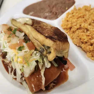 Enchilada and Chile Relleno Combo