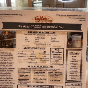 Breakfast tacos served allllllllll day! What&apos;s not to love?!
