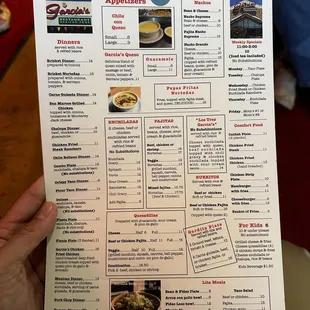 Menu as of Oct 2023 (gillynova - TikTok/YouTube)