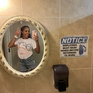 Bathroom selfie