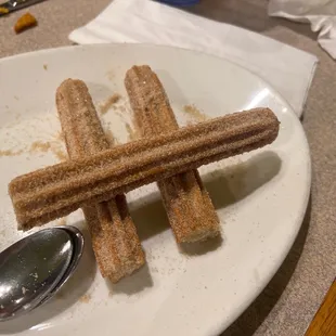 The churros were not good