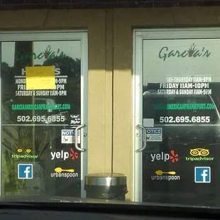 Entrance to Garcia's