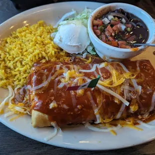 Chicken chimichanga