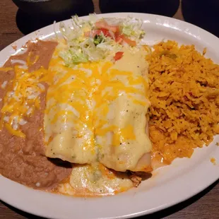 Sour cream chicken enchiladas