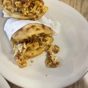 Gordita chorizo and Egg