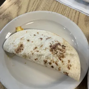 Chorizo and Egg Taco