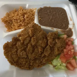 Chicken fried chicken without the queso