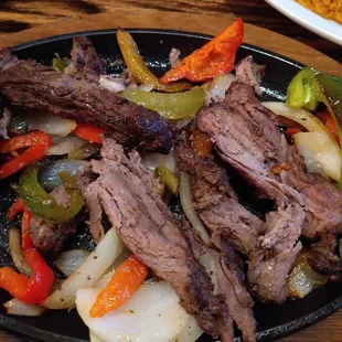 "Steak" fajitas