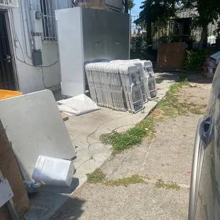 Chairs we had to leave behind since they weren't open.