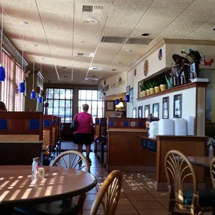 the interior of a restaurant