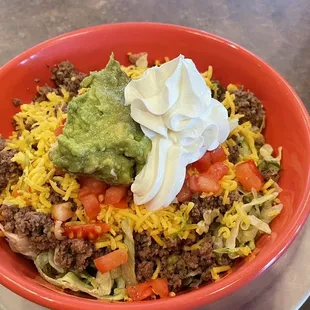 Taco salad without the shell.