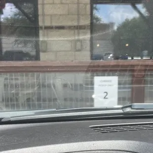 Called in an order to go and was told what stall to park in when I arrived to pick up.
