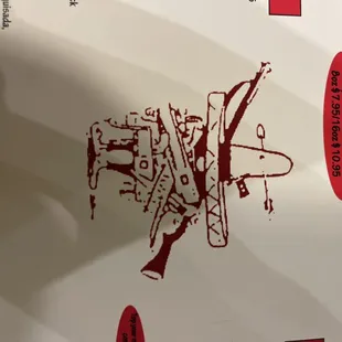 a drawing of a ship on a sheet of paper