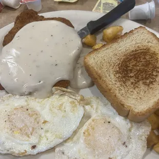 Chicken fried steak  Delicious