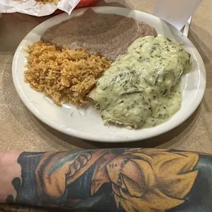 Mushroom Chicken Enchiladas