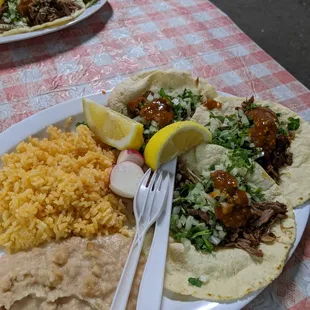 Pollo Taco Plate
