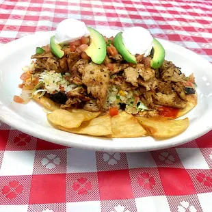Chicken Tostadas