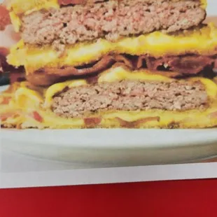 Grilled Bacon cheese berger