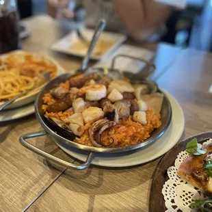 Spanish seafood Paella