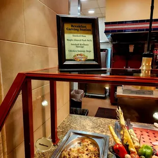 Nov 2022: The carving station