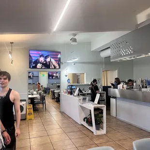 Inside