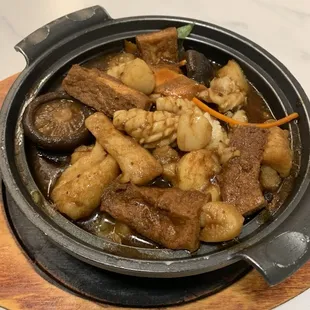 Braised Seafood and Tofu Chef Special