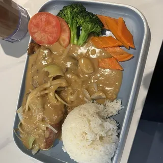 B. Pork Chop with Onion Special Combo