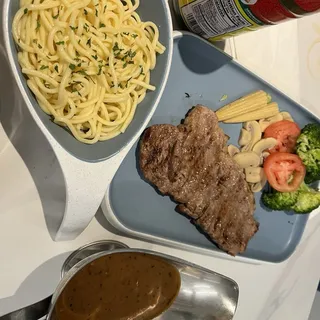 Charcoal Grilled Beef Steak