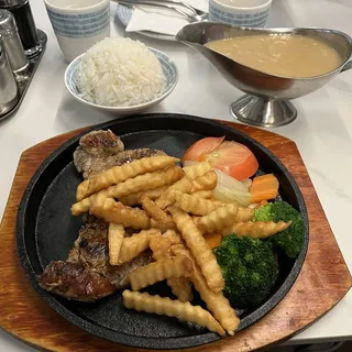 Sizzling Beef Steak Plate