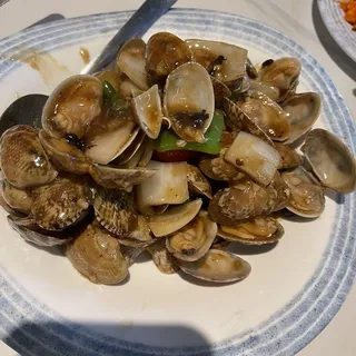 Stir-Fried Clams with Black Bean Sauce Chef Special