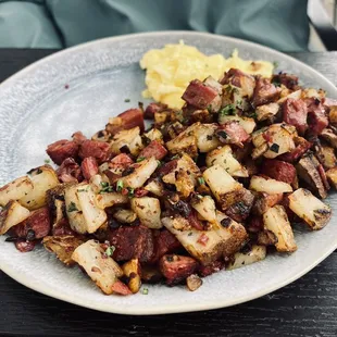Corn Beef Hash &amp; Scrambled Egg