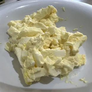 Egg salad on the side