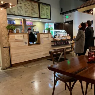 Order at the counter