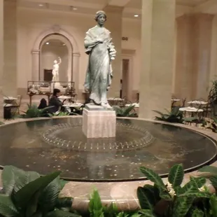 Fountain in front