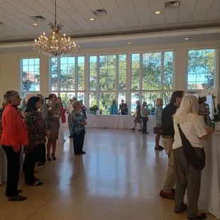 Inside,  great view out