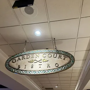 Entrance signage