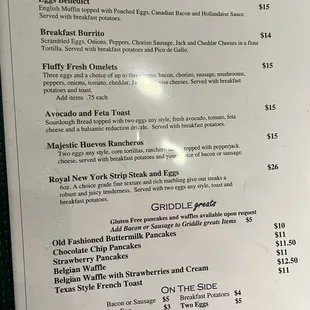 Menu - March 2024
