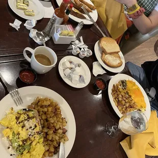 Breakfast from their menu