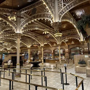 he interior of the mall