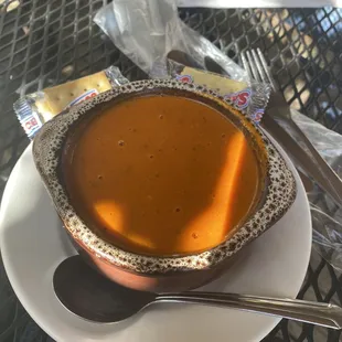 Roasted Red pepper and Gouda Soup of the Day