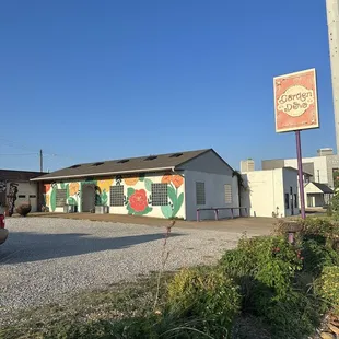 Outside