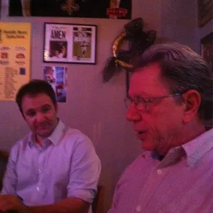 Blue fox and the chef.