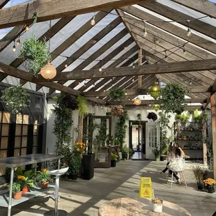 Courtyard where you can sit &amp; eat