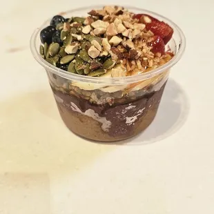 PB&amp;J bowl with some extras on top