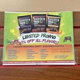 Limited promo