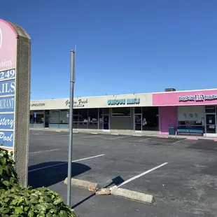 the front of a retail store