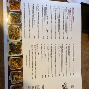 Chef&apos;s specials